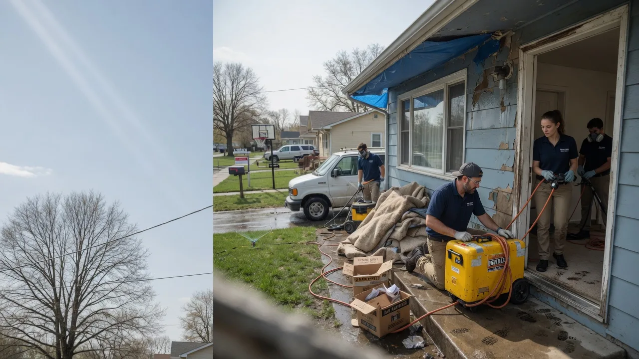 Basement Flood Cleanup in Yorkshire, OH near me